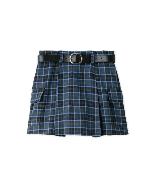新品 ボックスプリーツスカショ