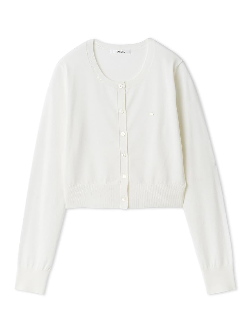 新品 [スナイデル] UVカットベーシックニットカーディガン SWNT261202 レディース WHT Free Size