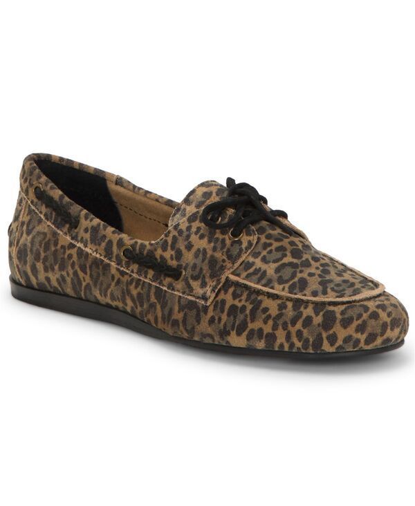 ラッキーブランド レディース シューズ パンプス ミニ ローファー Lucky Brand Womens Timini Studded Moccasin Boat Shoe Loafers Leopa