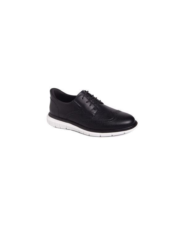 マークジョセフニューヨーク メンズ シューズ オックスフォード ウィングチップ レザー Marc Joseph New York Hill Street HandsFree Slip On Techn