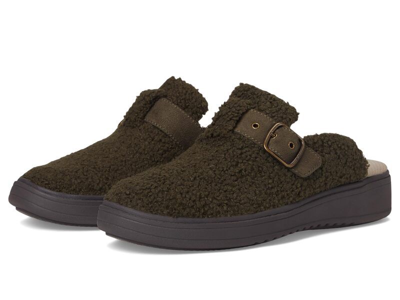 ライフストライド レディース シューズ サンダル LifeStride Vibecozy MuleClog Shoes Army GreenBurn グリーン