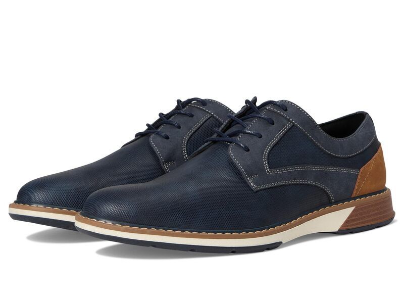 ステイシーアダムス メンズ シューズ オックスフォード レース Stacy Adams Phineas Plain Toe LaceUp Navy ネイビー