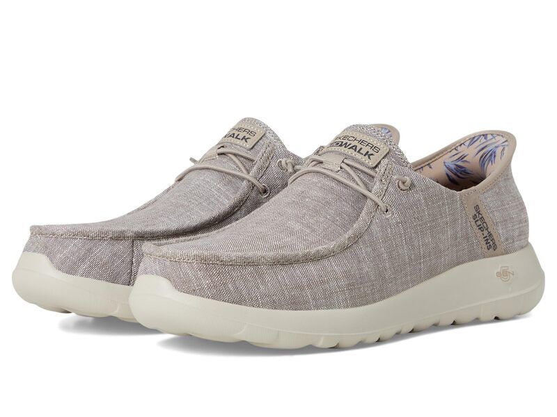 スケッチャーズ メンズ シューズ スニーカー SKECHERS Performance Go Walk Max With Ease Hands Fee SlipIn Taupe トープ
