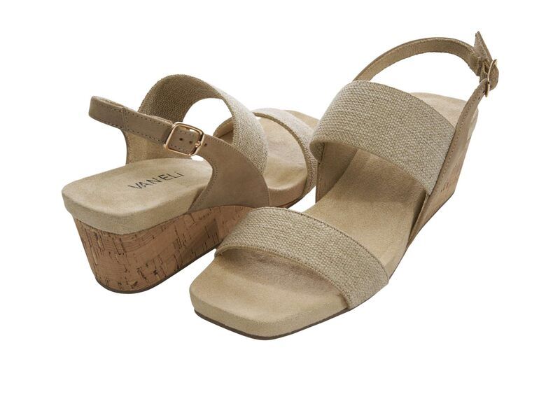ベネリ レディース シューズ ヒール Vaneli Catlee Natural Linelas
