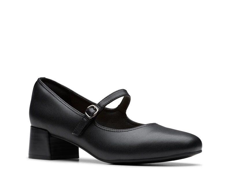 クラークス レディース シューズ パンプス Clarks Iridessa Rae Mary Jane Pump Black Leather ブラック