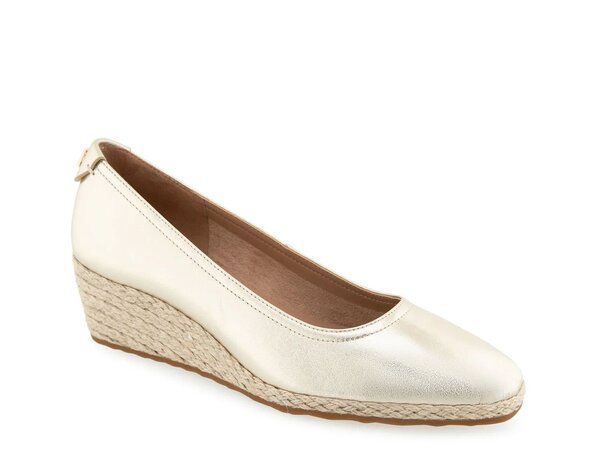 エアロソールズ レディース シューズ パンプス Aerosoles Roma Espadrille Wedge Pump Gold Leather ゴールド 25,418円