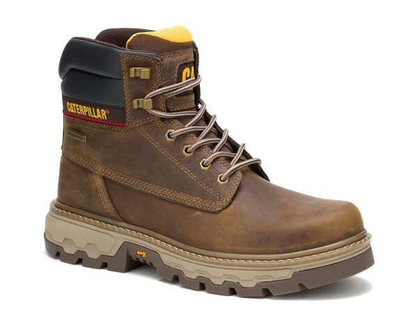 キャタピラー メンズ シューズ ブーツ・レインブーツ Caterpillar Colorado Equip Composite Toe Work Boot Mens Dark Brown ブラウン