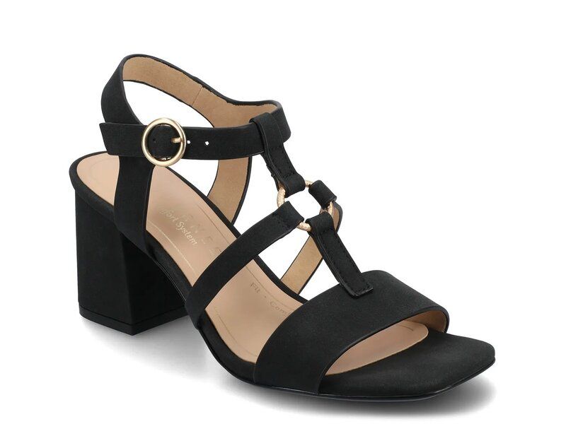 ジャーニー レディース シューズ サンダル Journee Merisol Sandal Black ブラック