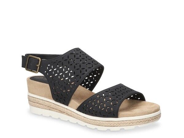 ベラヴィータ レディース シューズ サンダル Bella Vita Inaya Espadrille Wedge Sandal Black ブラック