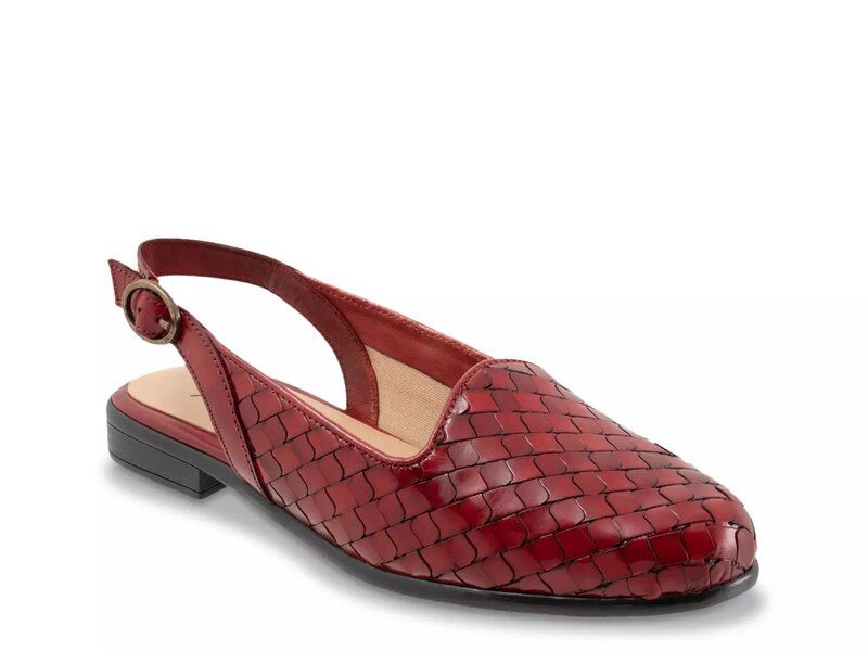 トロッターズ レディース シューズ パンプス Trotters Lea Flat Red レッド