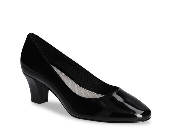 イージーストリート レディース シューズ パンプス Easy Street Ballari Pump Black Patent ブラック