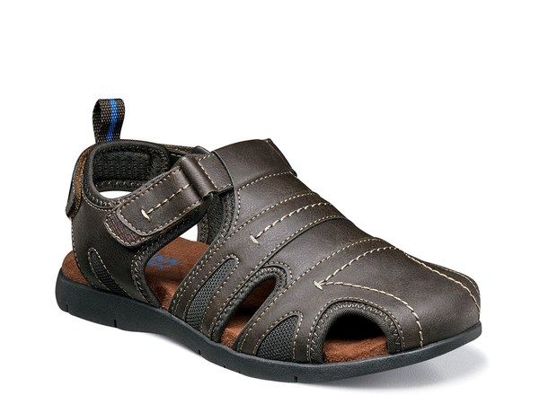 ノンブッシュ メンズ シューズ サンダル Nunn Bush Rio Grande Fisherman Sandal Dark Brown ブラウン