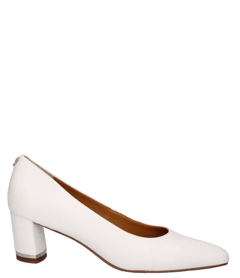 ジェイレニー レディース シューズ ヒール プリント J Renee Olivienne Lizard Print Pumps White ホワイト