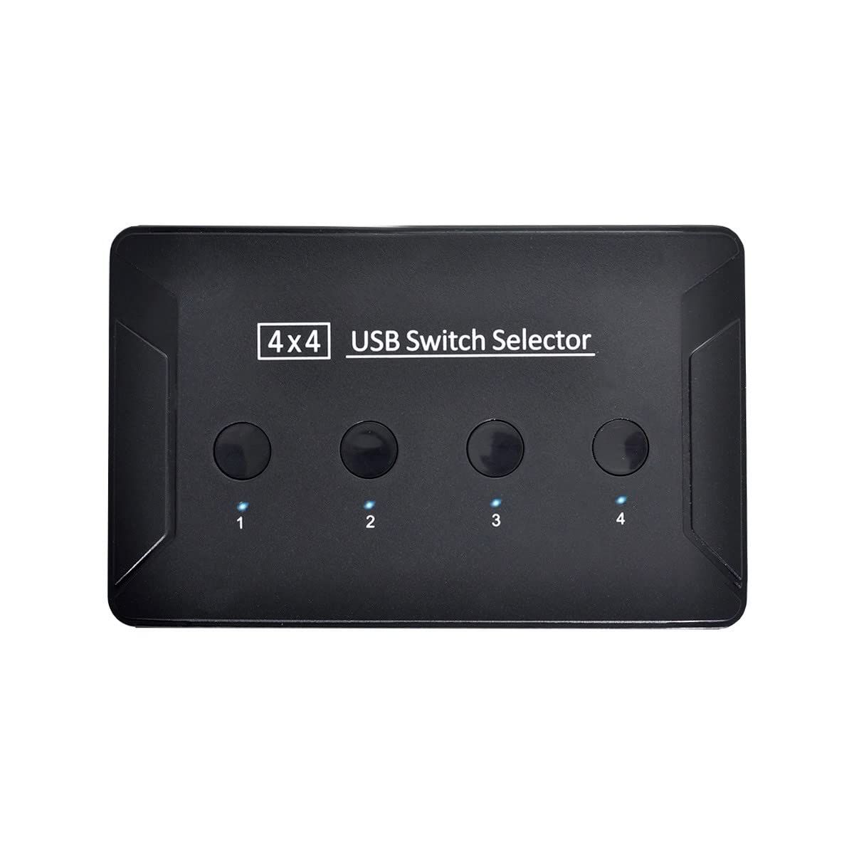 新品 Cablecc KVM USB 3.0 スイッチセレクター 4ポートPC キーボードマウススキャナープリンター用4つのデバイスを共有