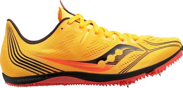 サッカニー レディース シューズ スニーカー Saucony Womens Endorphin 3 Track and Field Shoes GoldRed レッド