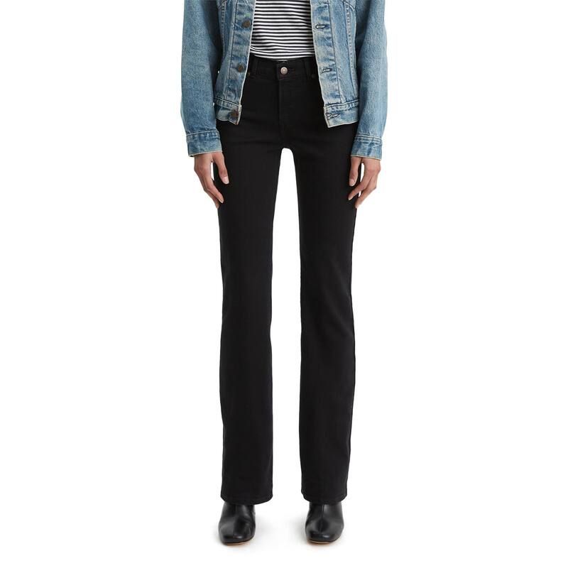 リーバイス レディース ボトムス デニムパンツ ブーツカット ブーツ ジーンズ Womens Levis Classic Bootcut Jeansoft Black ブラック