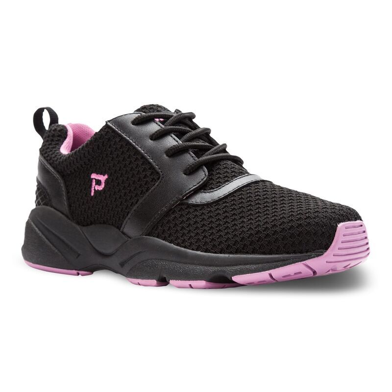 プロペット レディース シューズ スニーカー Propet Stability X Womens Walking Shoes Black Berry ブラック