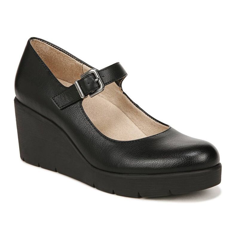 ソウルニュトライザー レディース シューズ パンプス SOUL Naturalizer Adore Womens Mary Jane Wedges Black ブラック