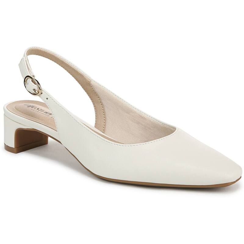 ライフストライド レディース シューズ パンプス LifeStride Lorena Womenslingback Dresshoes Bright White ホワイト