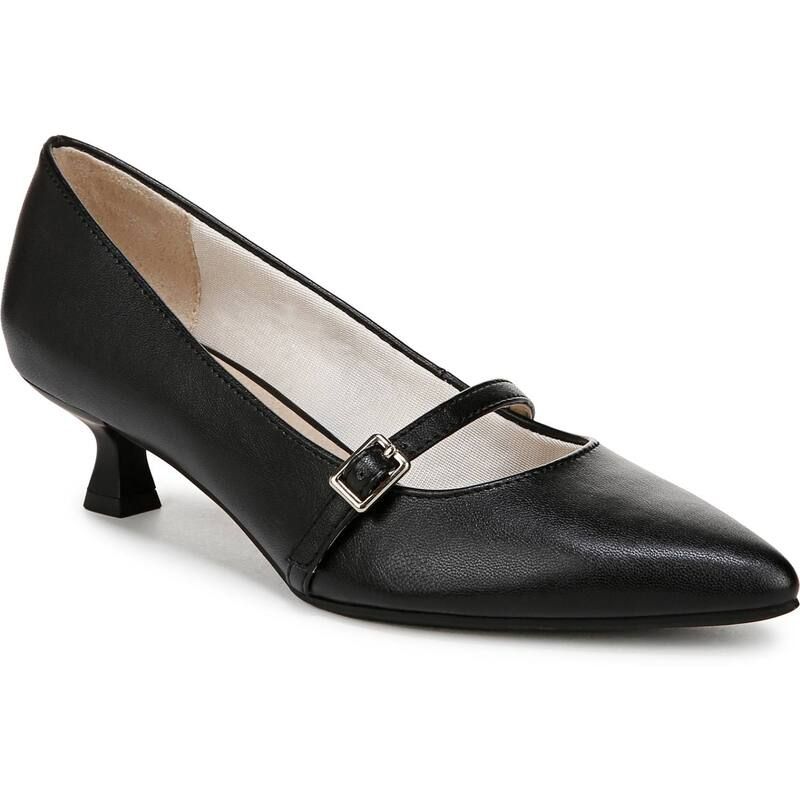 ライフストライド レディース シューズ パンプス ヒール LifeStride Madelyn Womens Mary Jane Kitten Heels Black Faux Leather ブラッ