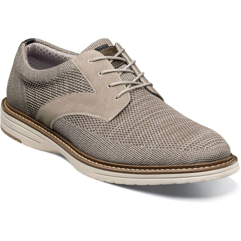ノンブッシュ メンズ シューズ オックスフォード ニット Nunn Bush Griff Mens Knit Plain Toe Oxford Shoes Taupe Multi トープ