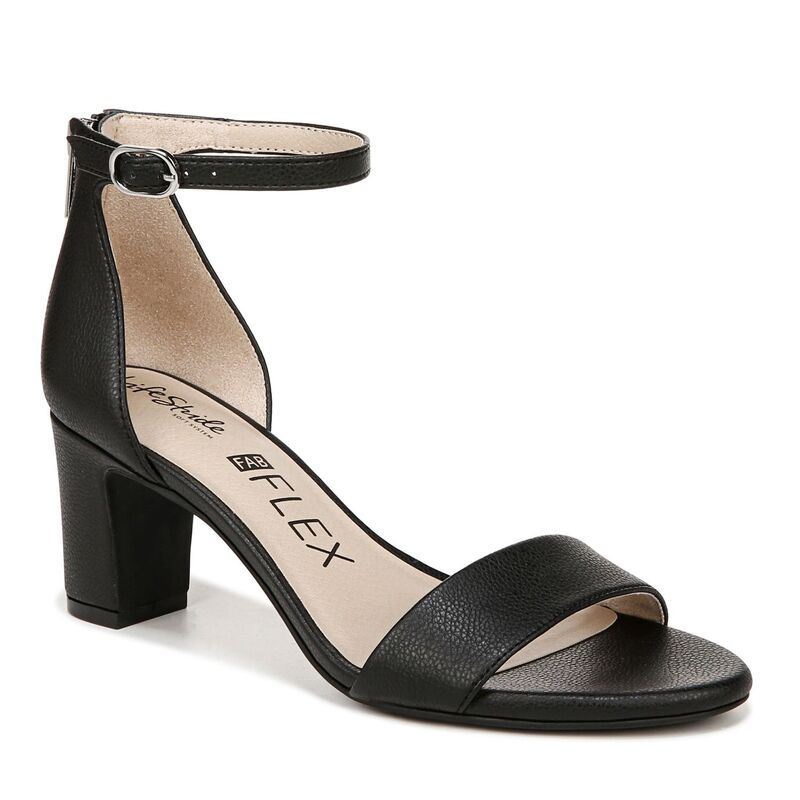 ライフストライド レディース シューズ パンプス アンクル LifeStride Florence Womens Ankle Strapumps Black ブラック