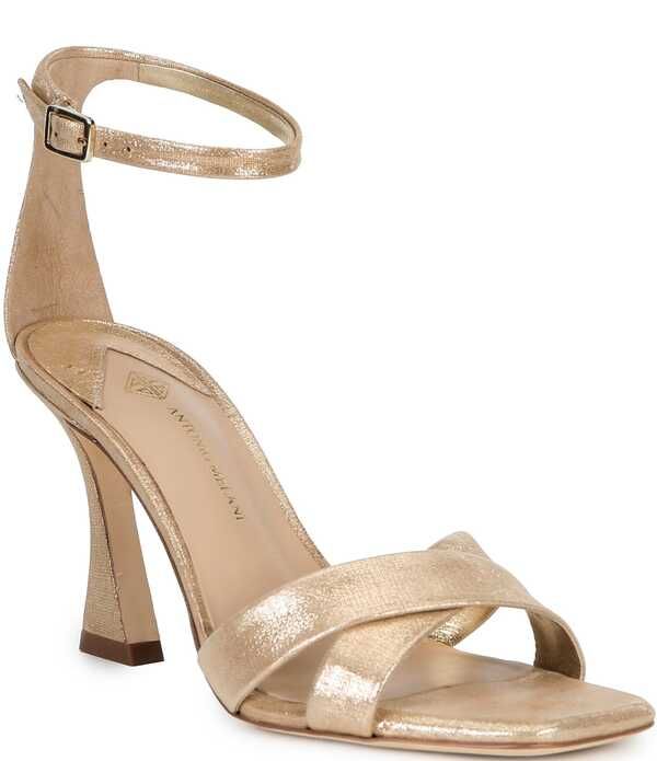アントニオ メラーニ レディース シューズ サンダル レザー Antonio Melani Dalia Leather Cross Bandressandals Glimmer Gold ゴールド