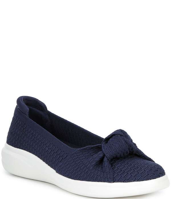 アレックスマリー レディース シューズ パンプス Alex Marie April Washable Knottedetail Flats Navy ネイビー