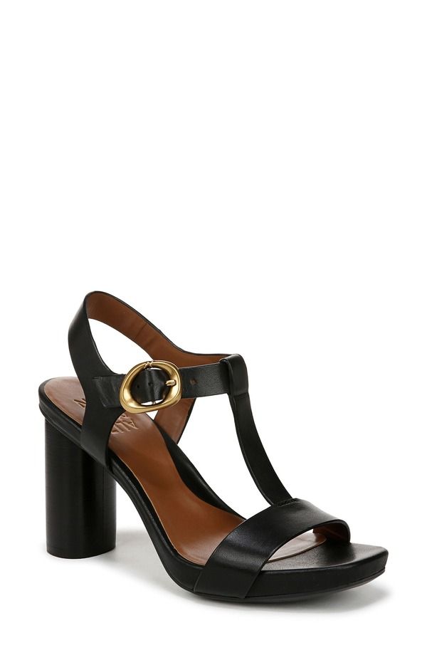 ナチュライザー レディース シューズ ヒール サンダル Naturalizer Jordis TStrap Sandal Black ブラック