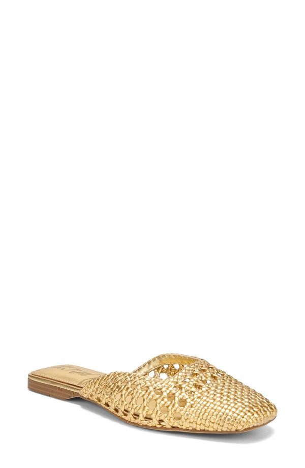 サムエデルマン レディース シューズ パンプス Sam Edelmanola Woven Mule Gold ゴールド
