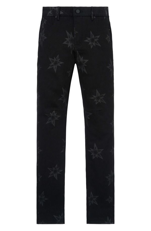 アールティーエー メンズ ボトムス デニムパンツ ジーンズ RtA Bryant Allover Star Skinny Jeans Black Allover Star ブラック
