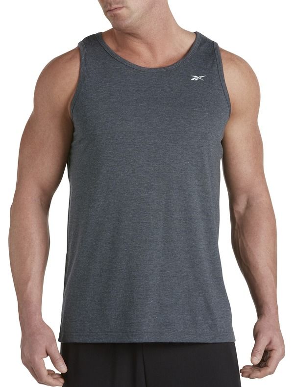 リーボック メンズ トップス シャツ ジャージー Reebok Performance Jersey Tech Tank Top Granite