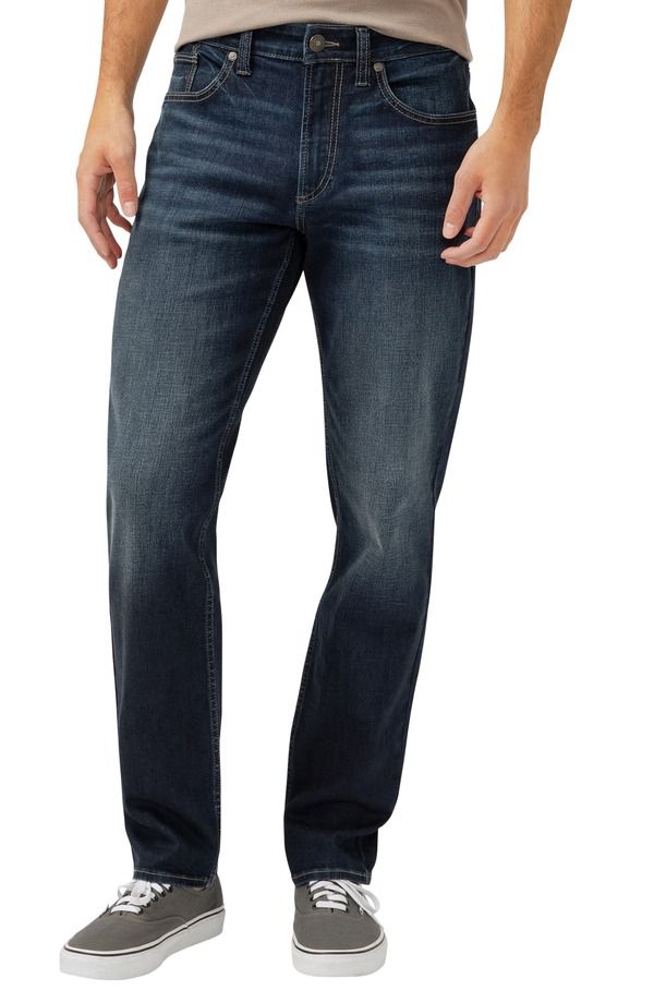 シルバー ジーンズ メンズ ボトムス デニムパンツ Silver Jeans Co Eddie Athletic Fitapered Jeans Indigo インディゴ