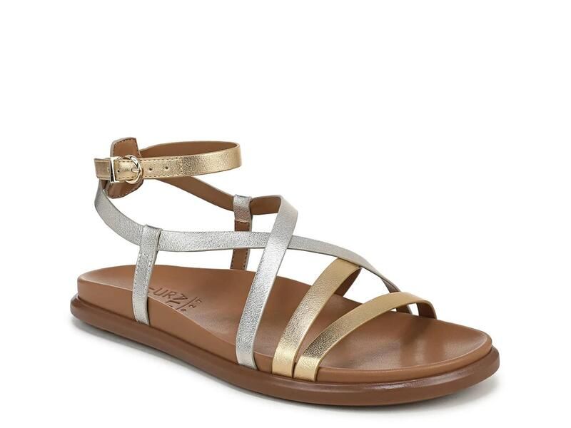 ナチュライザー レディース シューズ サンダル NaturalizerFame Sandal SilverGold ゴールド