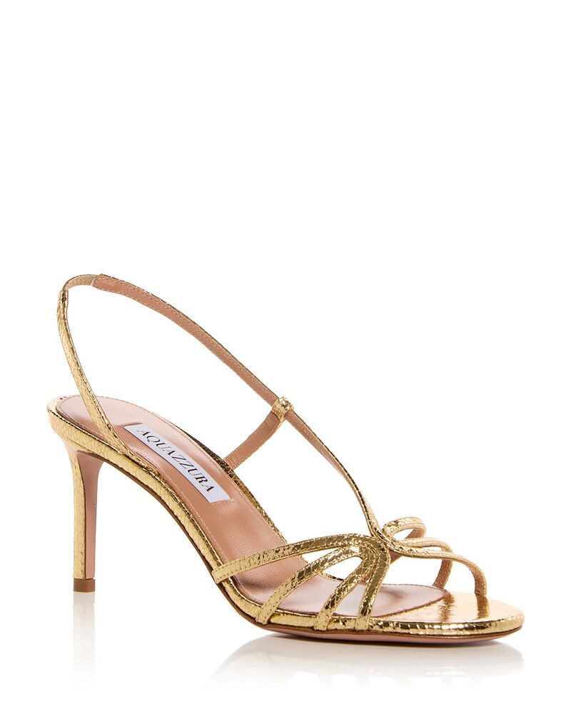 アクアズーラ レディース シューズ サンダル Aquazzura Womens Talk To Me Sandalsoft Gold ゴールド