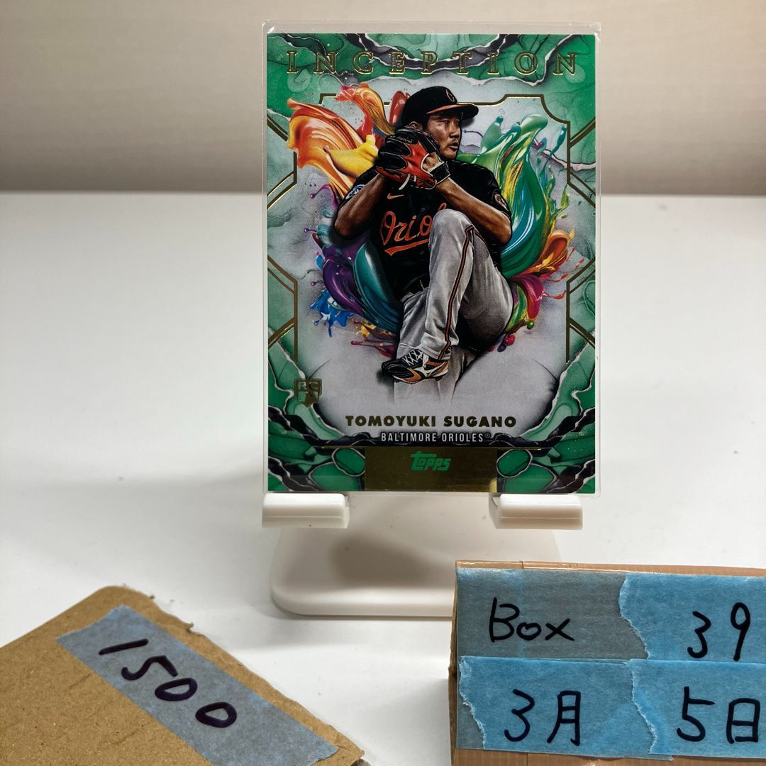 2025 Topps Tomoyuki Sugano 菅野智之 Baltimore Orioles Inception 
