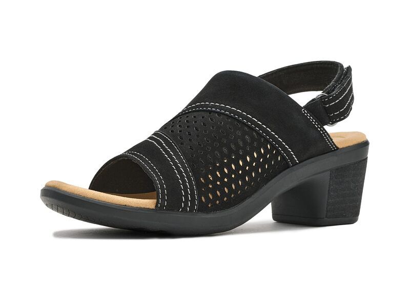 クラークス レディース シューズ ヒール Clarks Emily 2 Mist Black Nubuck ブラック