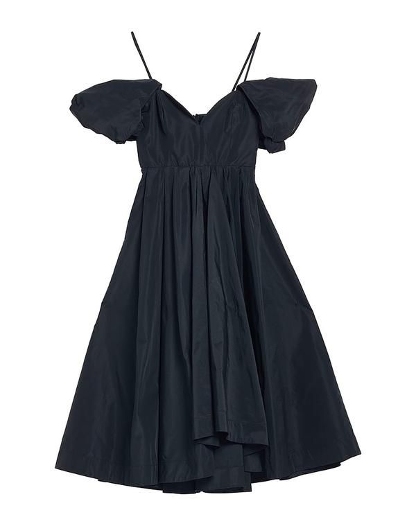 ピンコ レディース ドレス ミディ丈ワンピース PINKO ひざ丈ワンピース Black ブラック