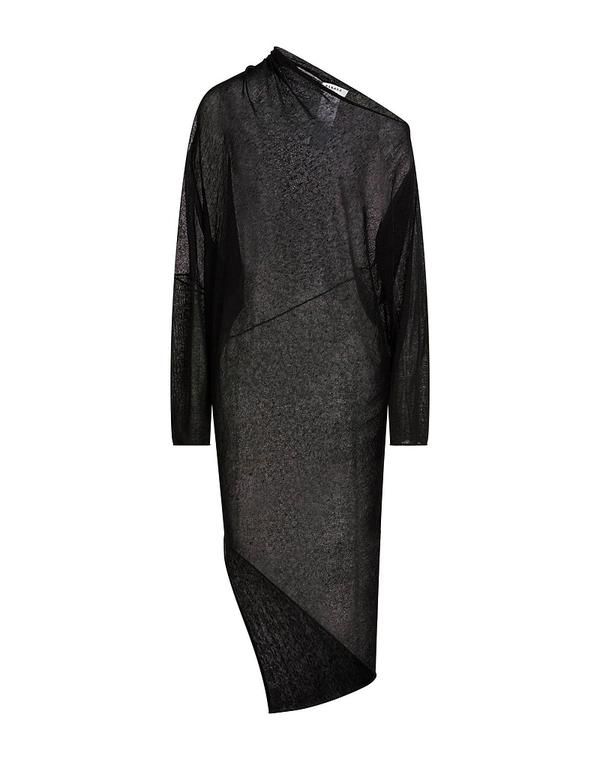 パロッシュ レディース ドレス ミディ丈ワンピース PAROSH サマードレス Black ブラック