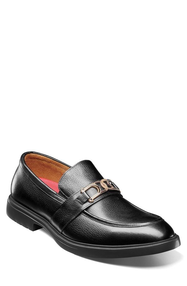 ステイシーアダムス メンズ シューズ ローファー Stacy Adams Todridge Apron Toe Bit Loafer Black Tumble ブラック