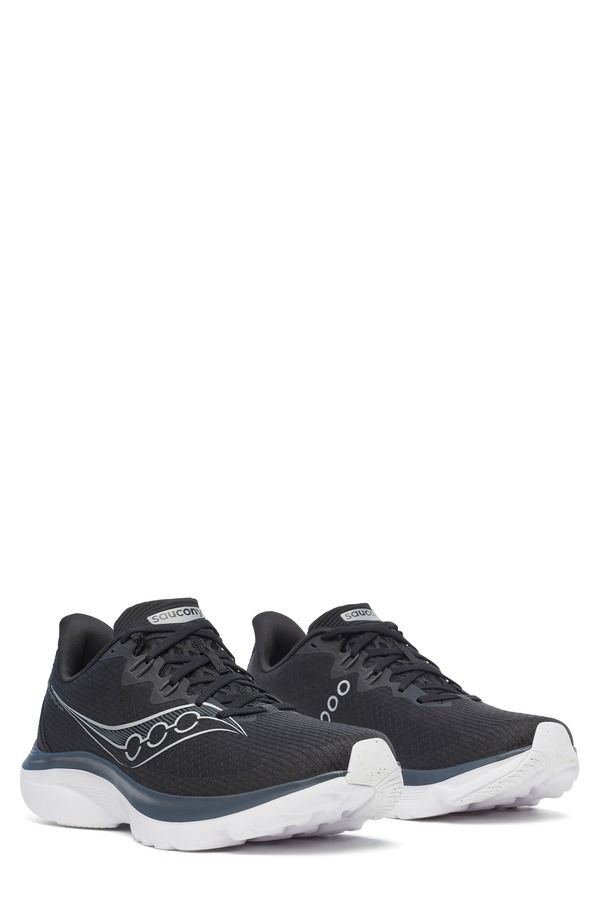 サッカニー メンズ シューズ スニーカー Saucony KNIVARA 16 Black White ホワイト