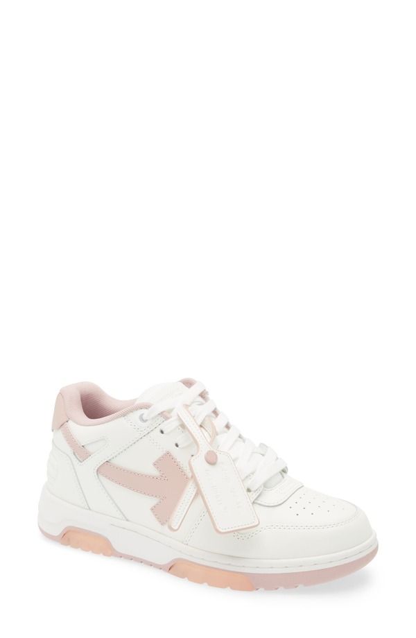 オフホワイト レディース シューズ スニーカー OffWhite Out Office Sneaker White Pink ホワイト