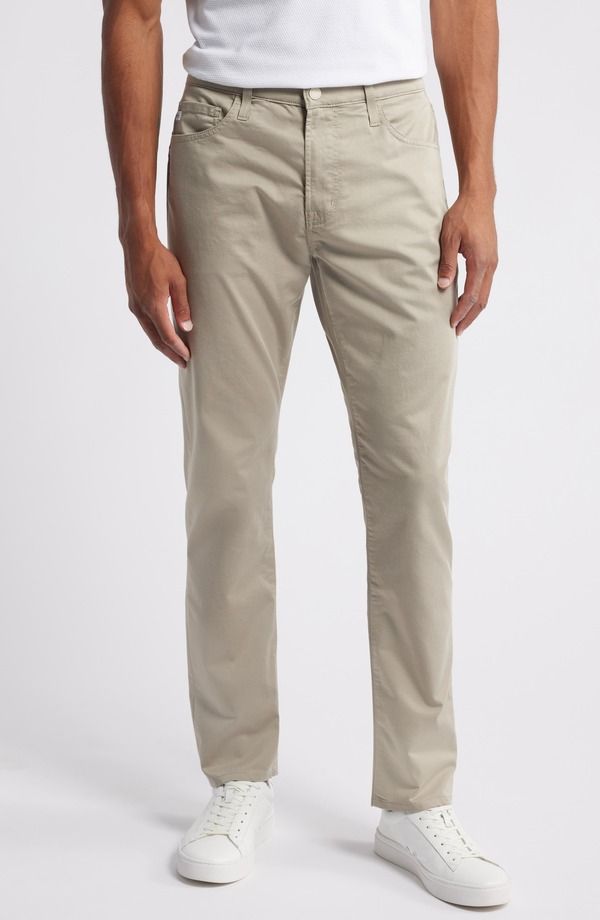 エージー メンズ ボトムス カジュアルパンツ AG Everett Commuter Performance Slim Straight Pants Dry Dust