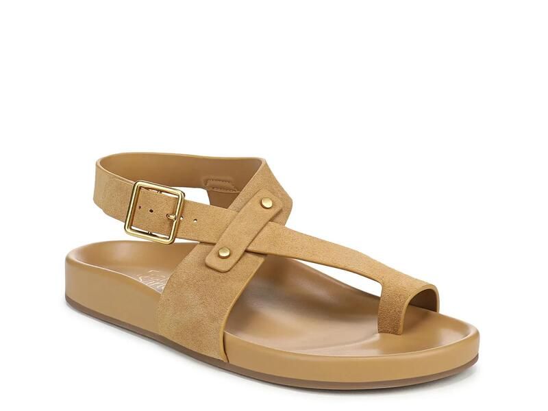 フランコサルト レディース シューズ サンダル Franco SartoBlair Toe Loop Sandal Biscotti Brown Fabric ブラウン