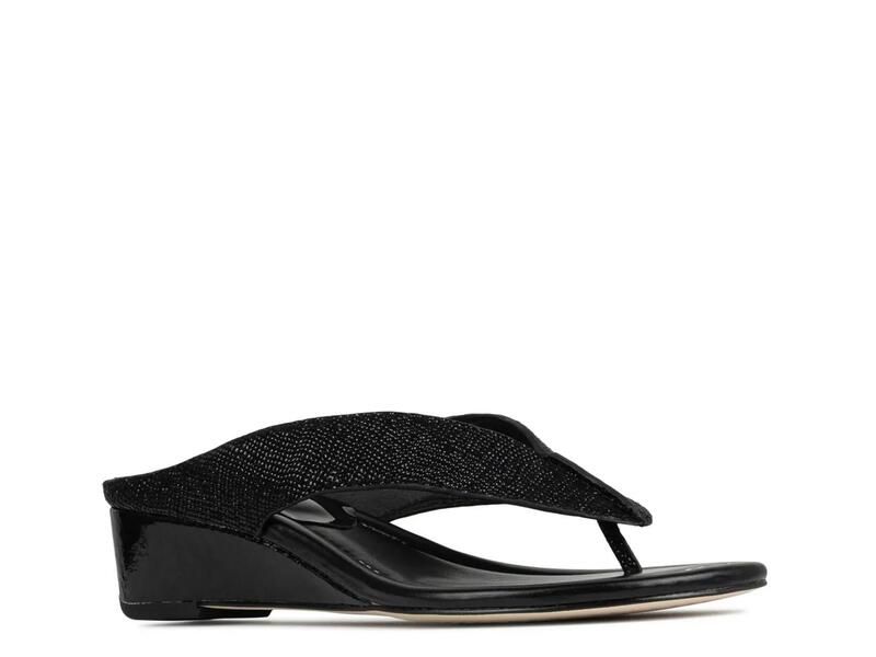 ドナルドプリネール レディース シューズ サンダル Donald PlinerVylette Wedge Sandal Black ブラック