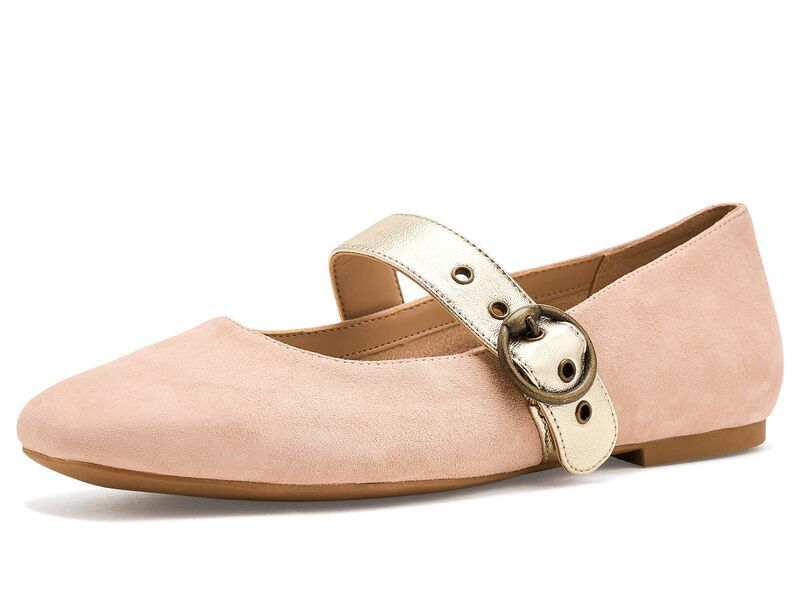 バイオニック レディース シューズ ヒール VIONIC Hattie Rugby Tan Suede タン