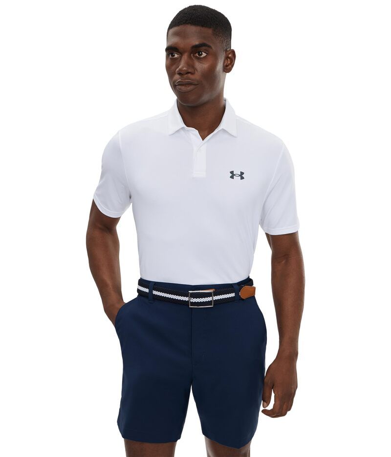 アンダーアーマー メンズ トップス シャツ Under Armour Golf Matchplay Golf Polo WhitePitch Gra ホワイト