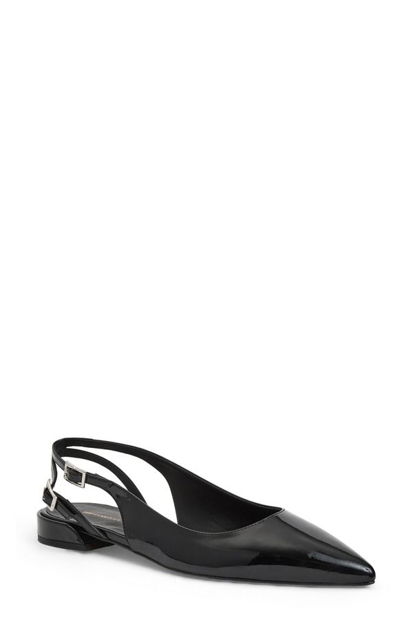 ブルーノマグリ レディース シューズ パンプス Bruno Magli Juliet Slingback Pointed Toe Flat Black Patent ブラック