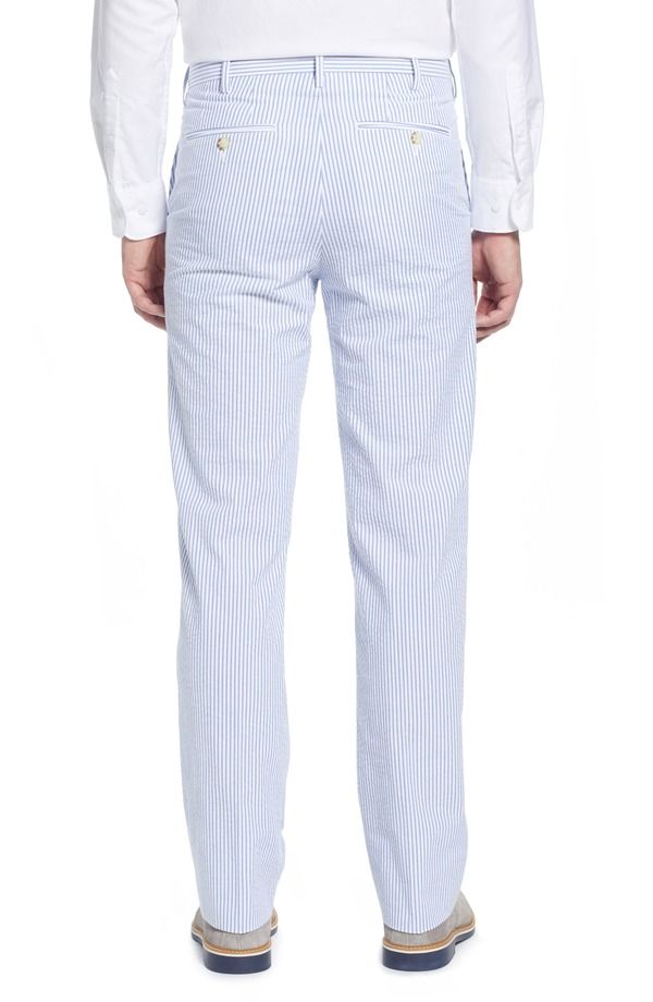 ベール メンズ ボトムス カジュアルパンツ Berle Flat Front Seersucker Pants Light Blue ブルー ベール メンズ ボトムス カジュアルパンツ Berle Flat Front Seersucker Pants Light Blue ブルー