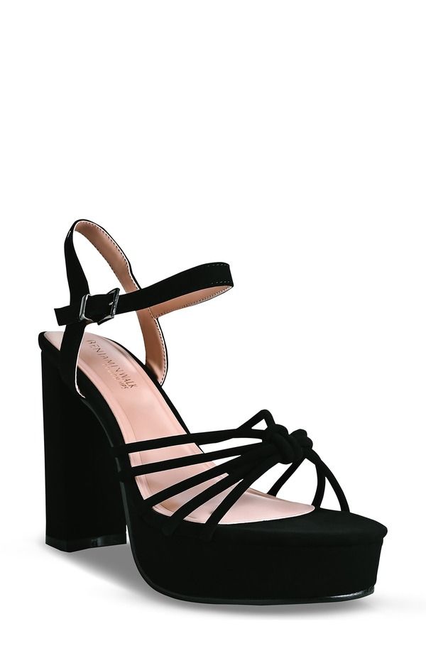 タッチアップ レディース シューズ ヒール プラットフォーム サンダル Touch Ups Tiara Platform Sandal Black ブラック